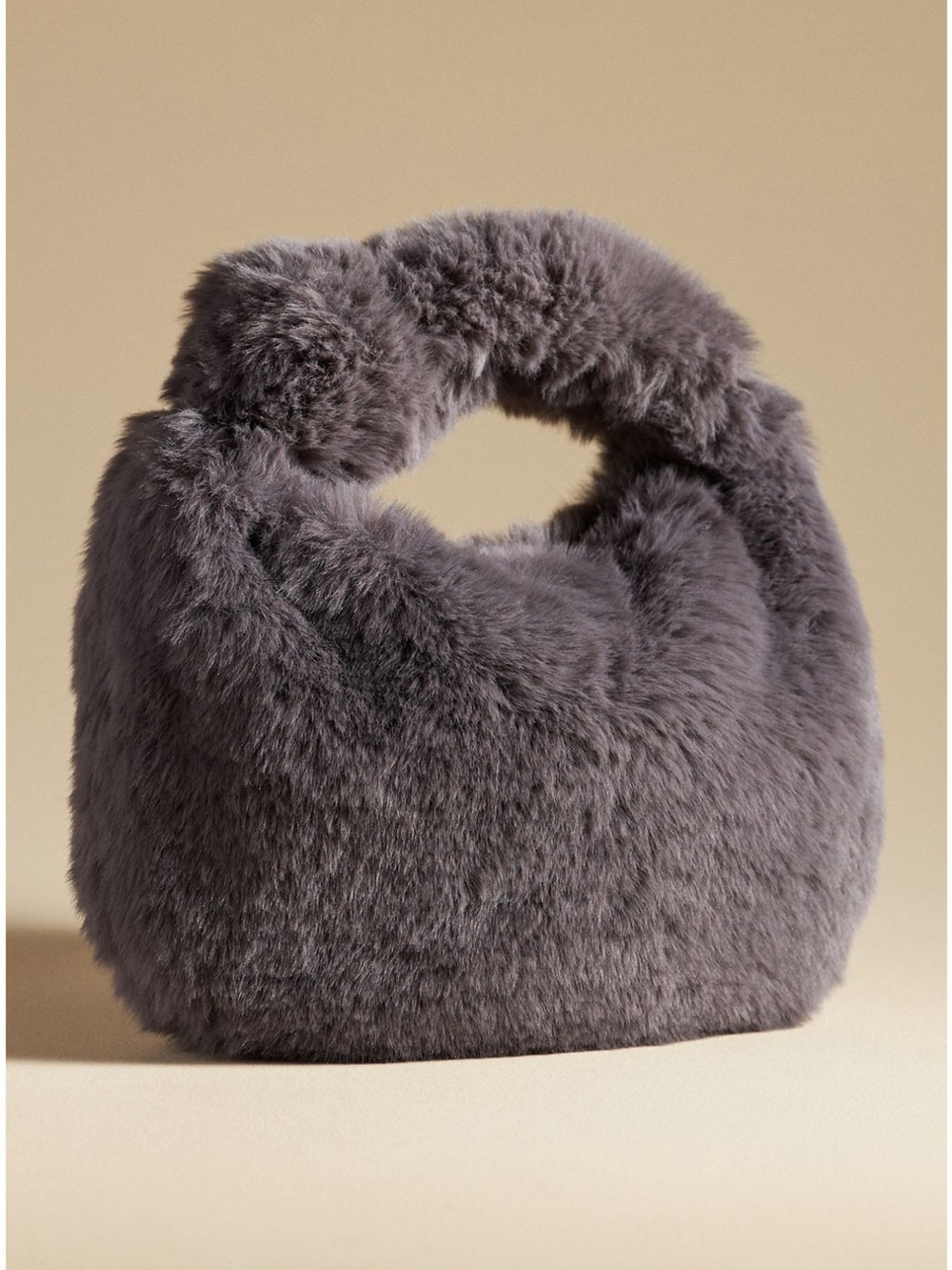 Anthropologie Faux Fur Bag